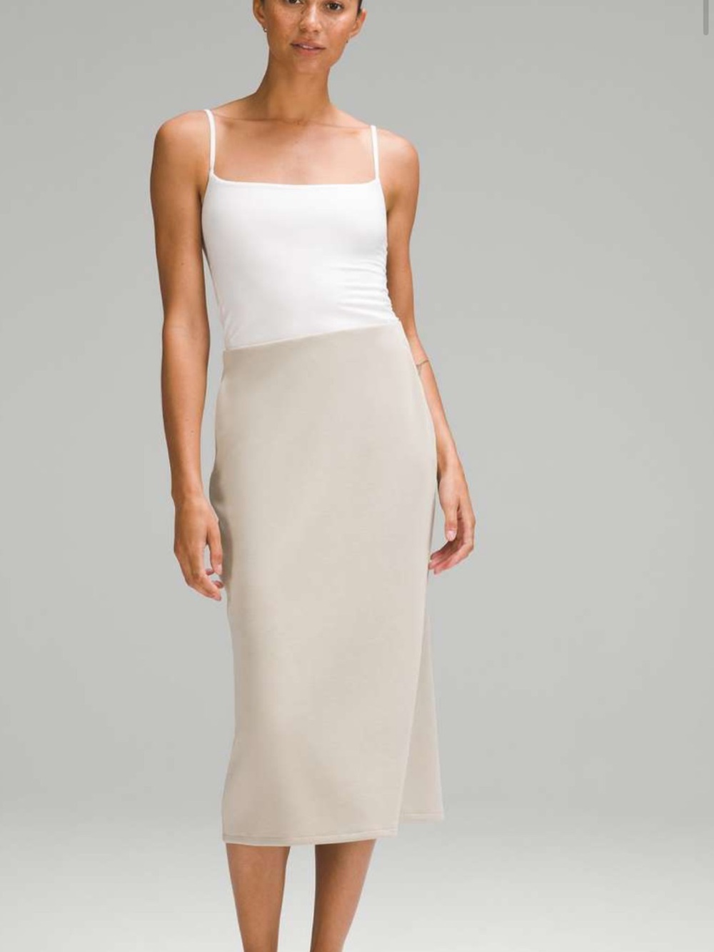 lululemon athletica Cream Midi Slip Skirt - Women's
